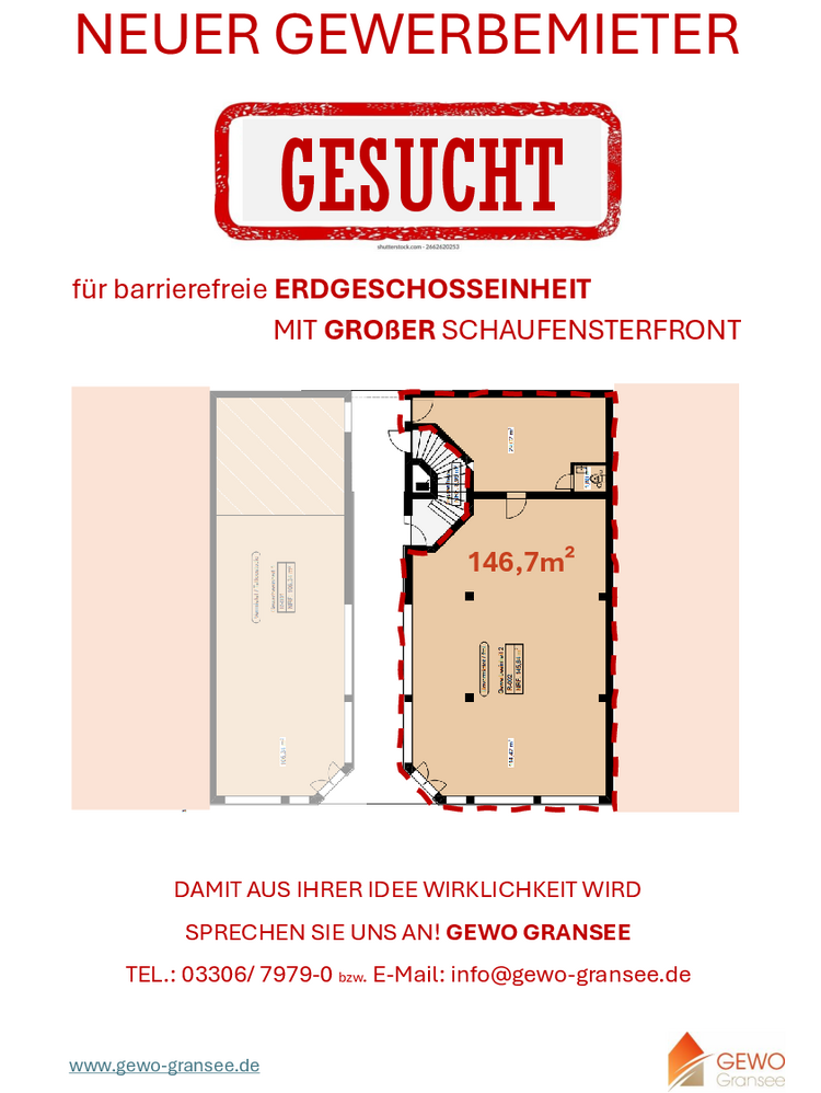 die PDF enthäkz den Grundriss und die Kontaktdaten zum Vermieter