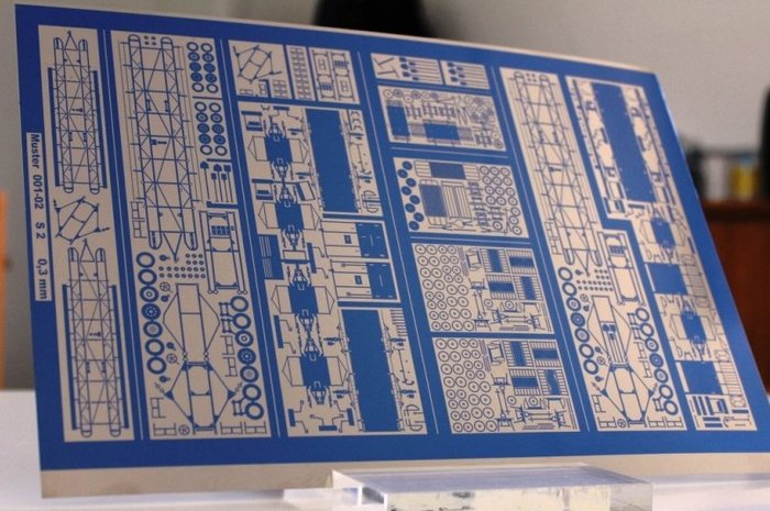 Das Foto zeihgt ein Endprodukt der Firma Ätztec